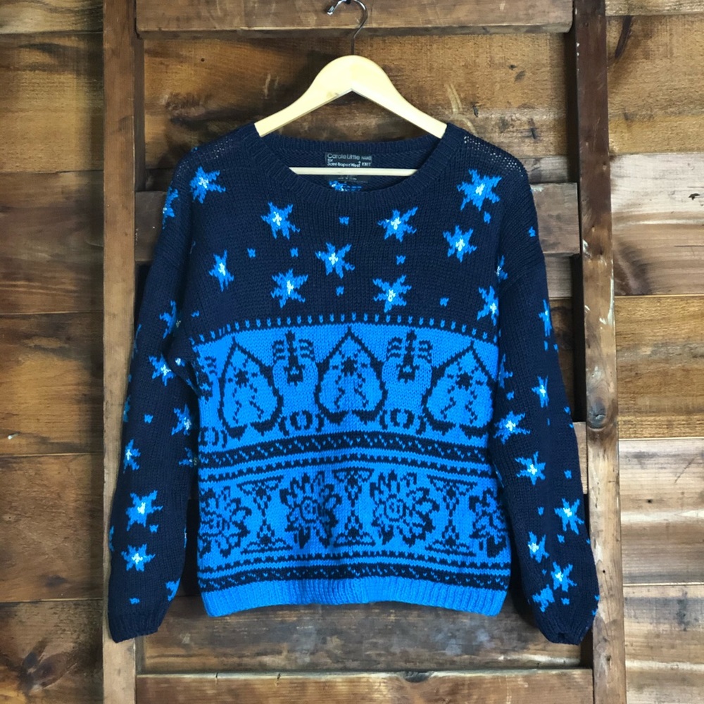 Vintage Cotton Knit Sweater